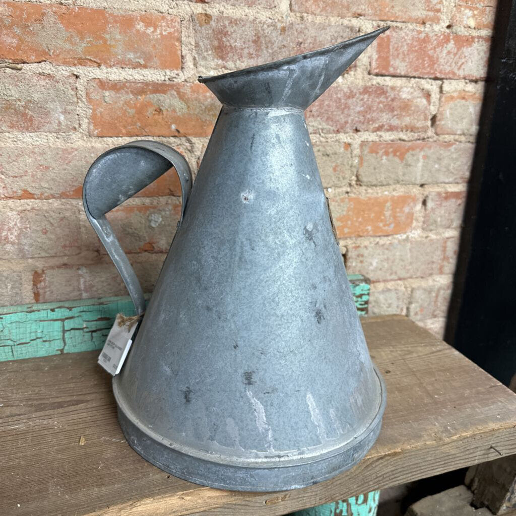 GALVANIZED DAIRY PITCHER