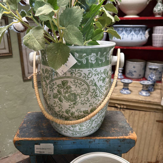 COUNTRYSIDE COOLER BUCKET WITH CANE HANDLE