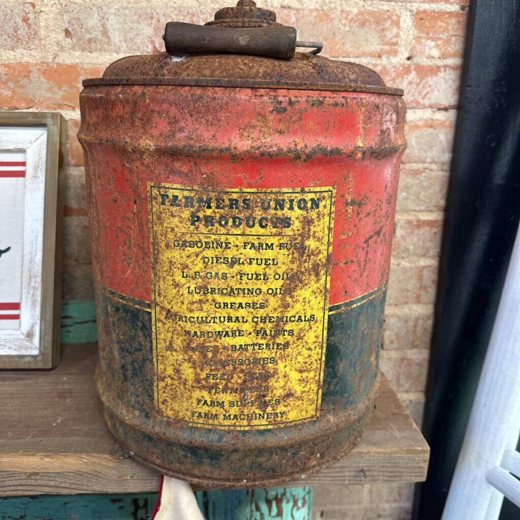 FARMER'S UNION OIL CAN