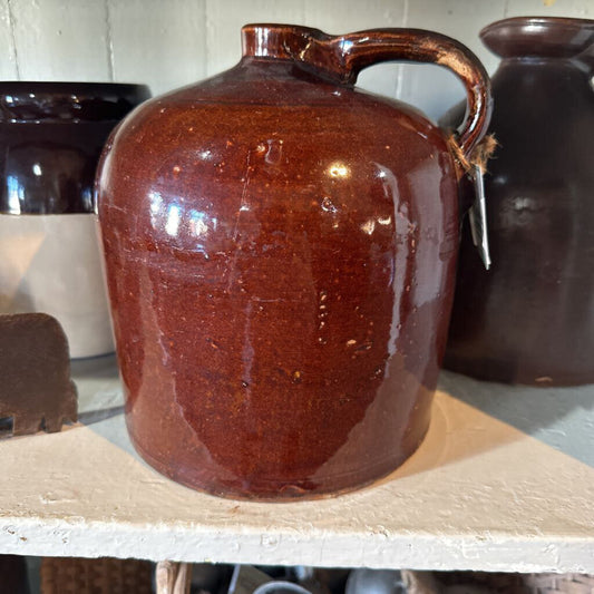 HONEYCOMB STONEWARE JUG