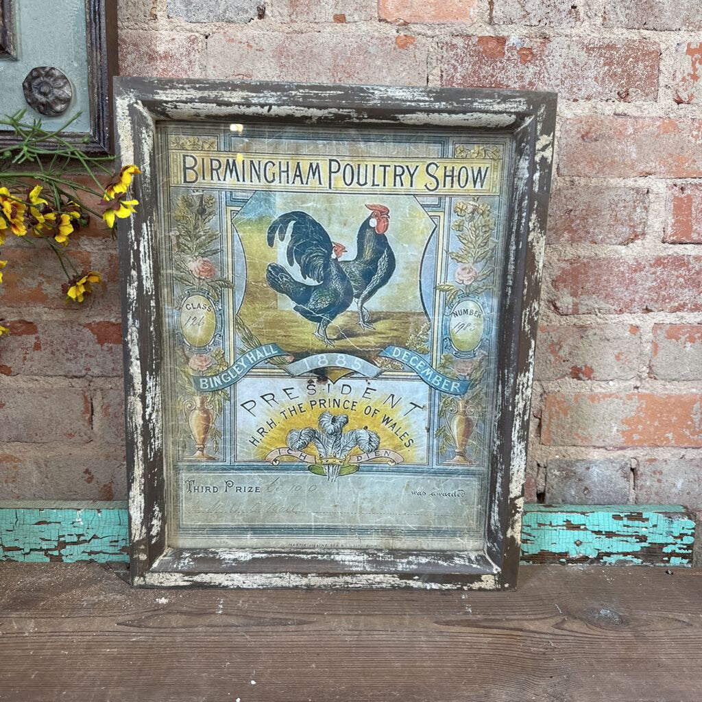 FRENCH ROOSTER PRINT