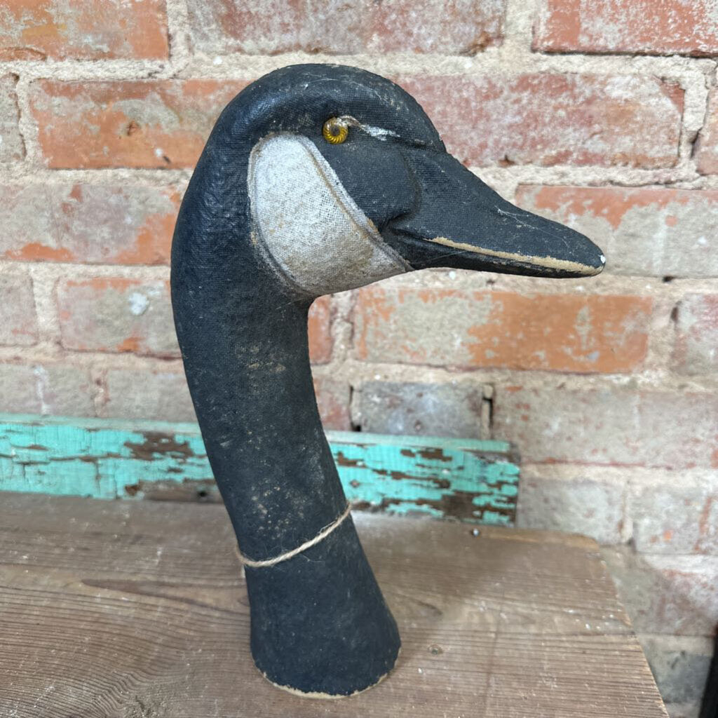 GENERAL FIBRE CO ARIDUK GOOSE DECOY WITH GLASS EYES