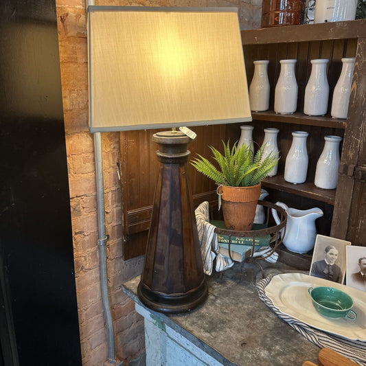 ANTIQUE PIANO LEG LAMP