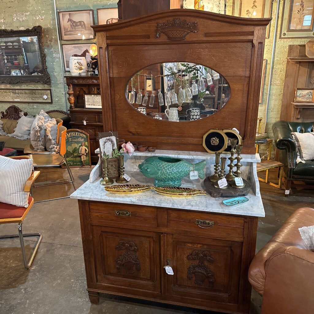 MARBLE TOP BUFFET FROM BELGIUM