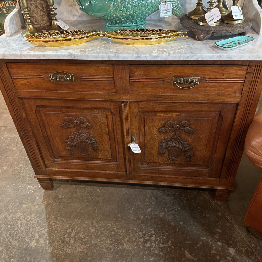 MARBLE TOP BUFFET FROM BELGIUM