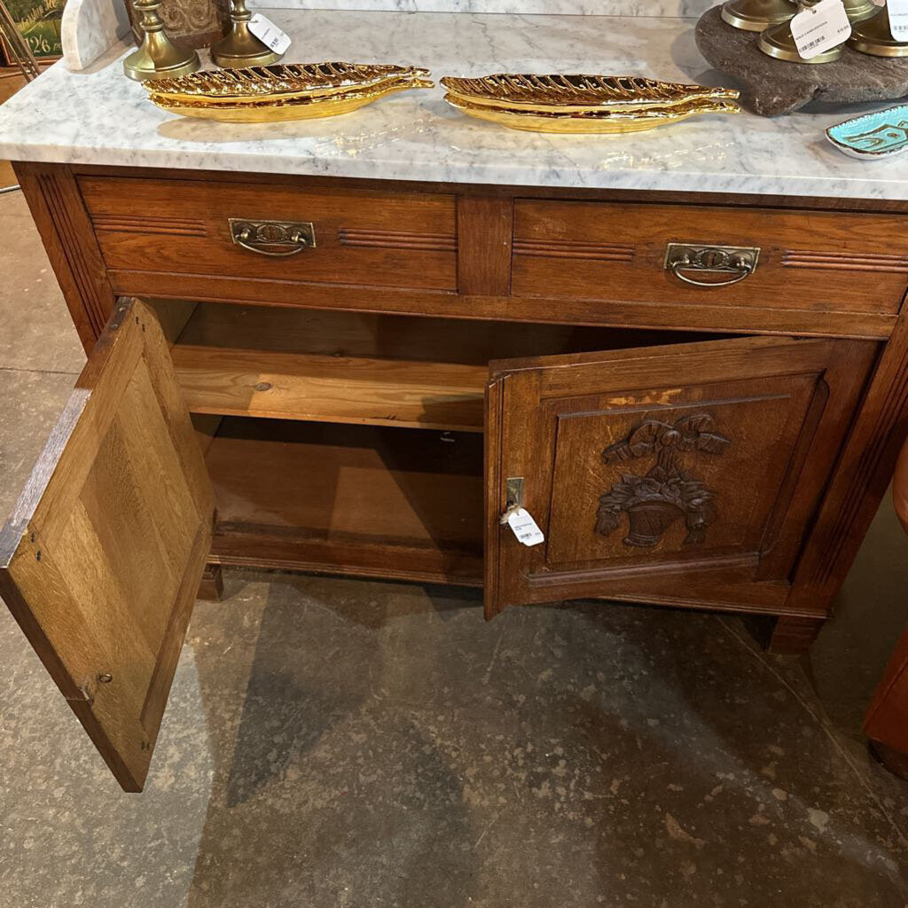 MARBLE TOP BUFFET FROM BELGIUM