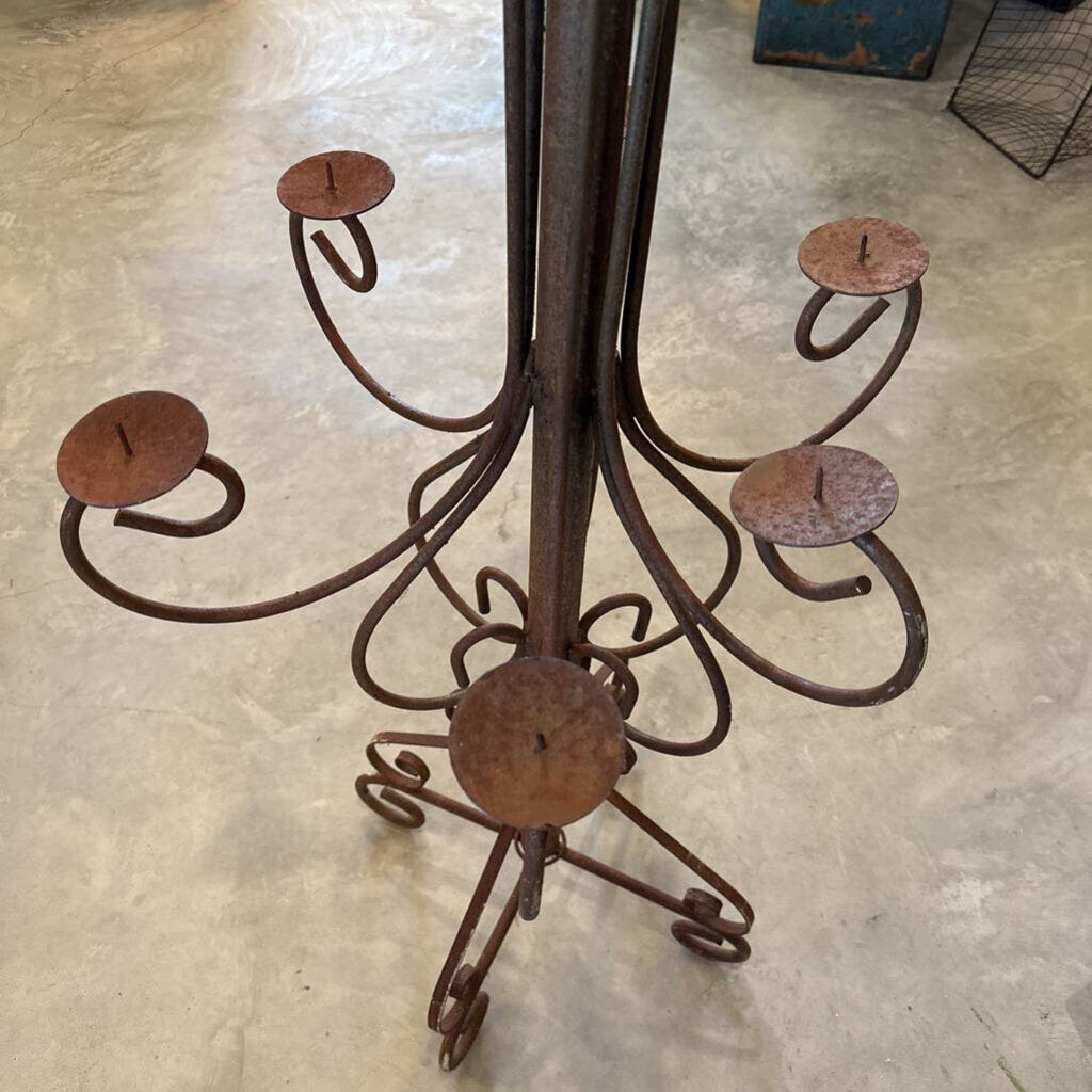 IRON CANDLE HOLDER