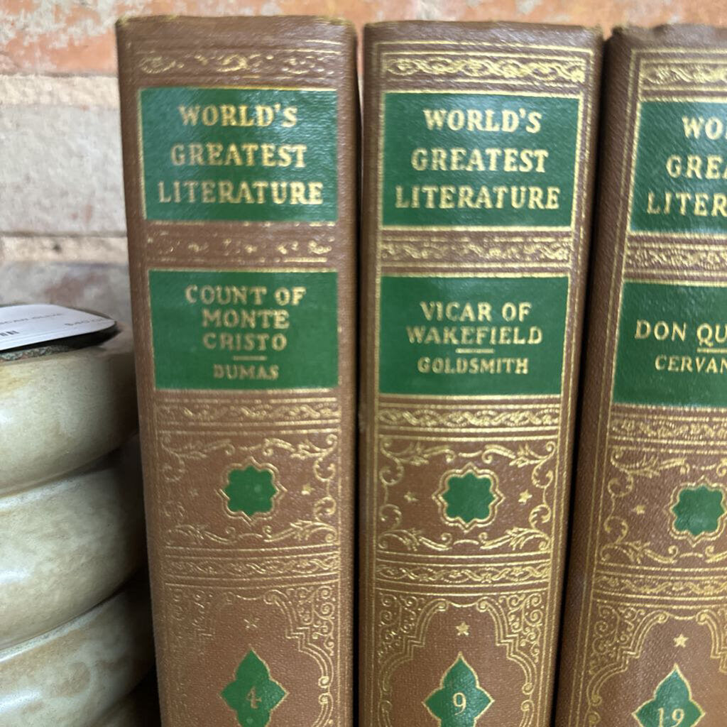 VINTAGE WORLDS GREATEST LITERATURE 10 BOOK COLLECTION