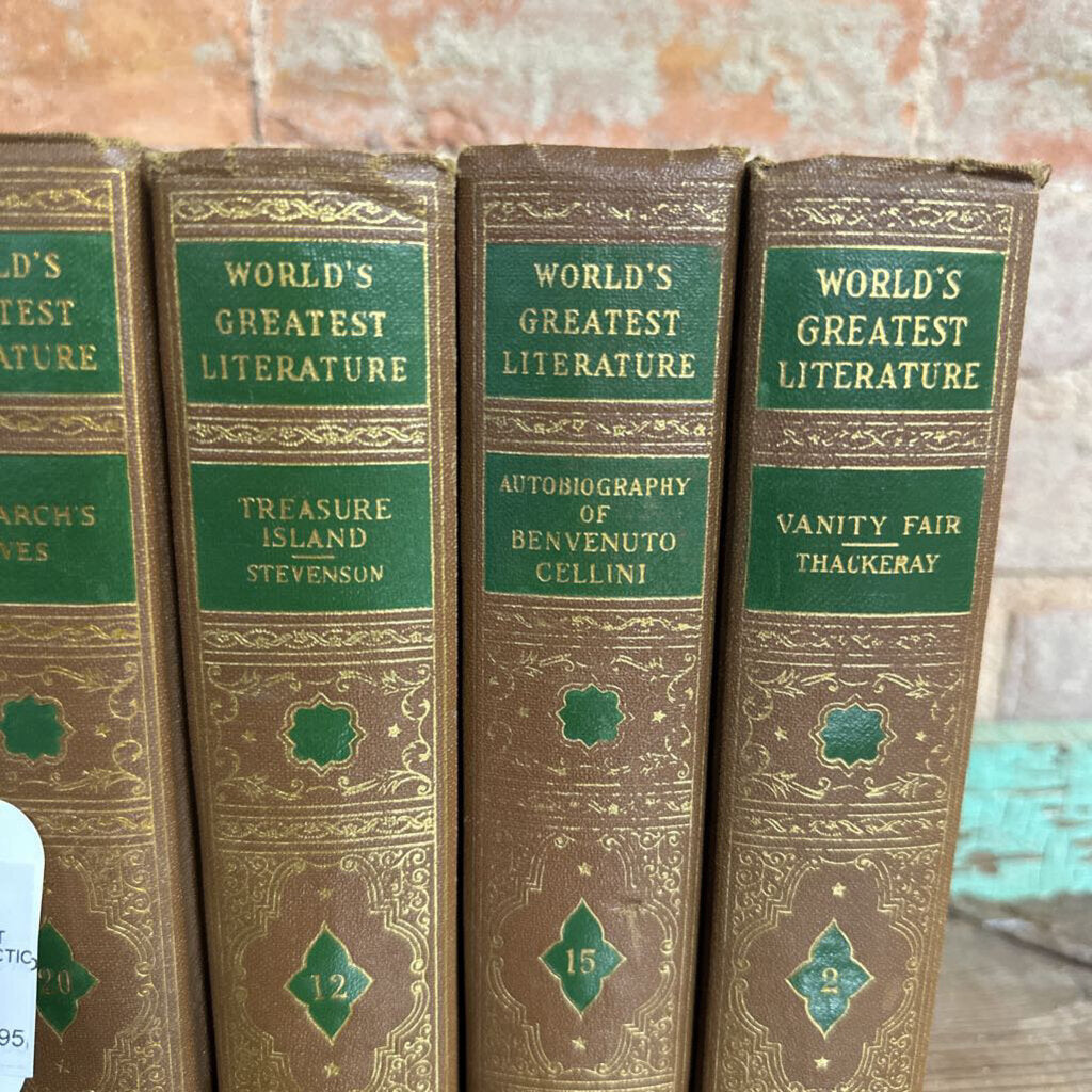 VINTAGE WORLDS GREATEST LITERATURE 10 BOOK COLLECTION