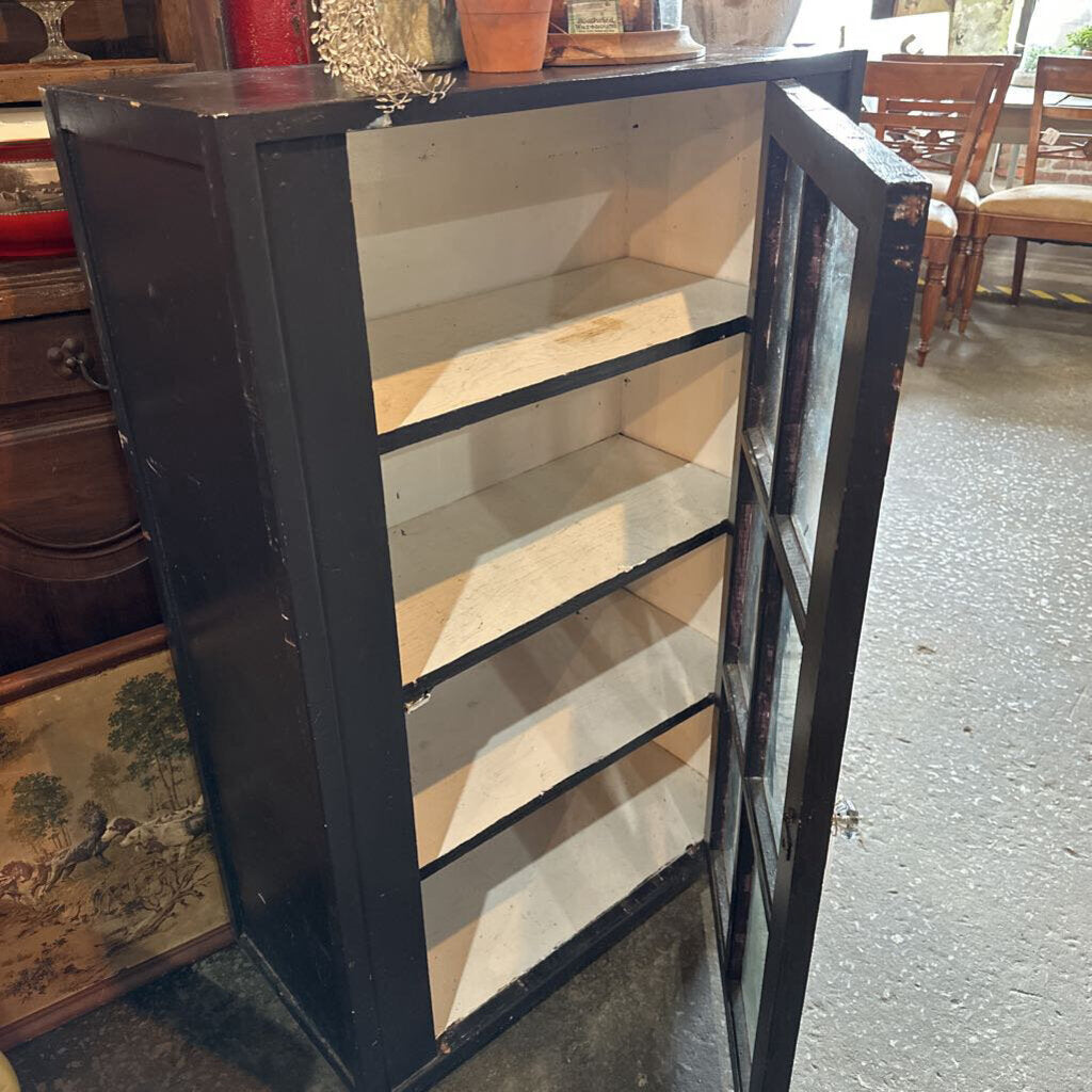 PRIMITIVE CABINET WITH GLASS FRONT