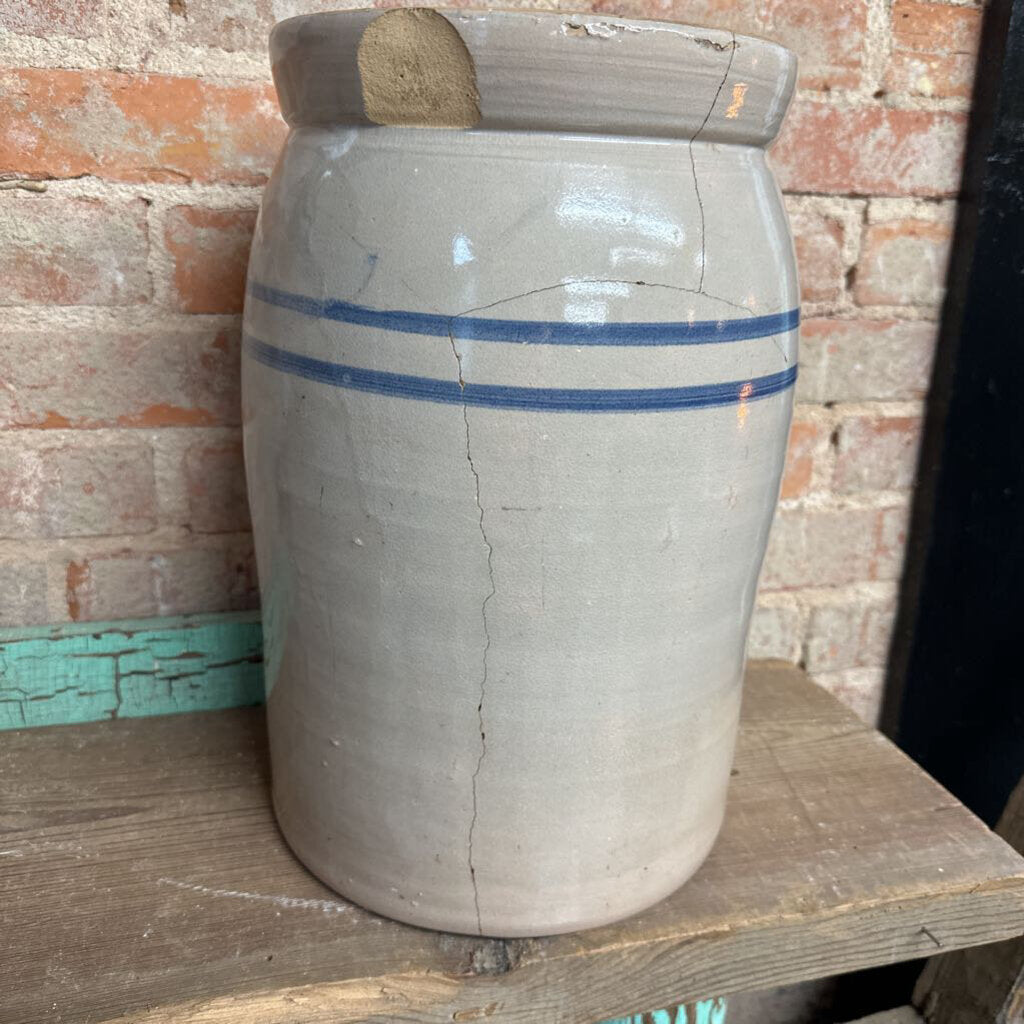 MARSHALL POTTERY BUTTER CHURN CROCK NUMBER 3