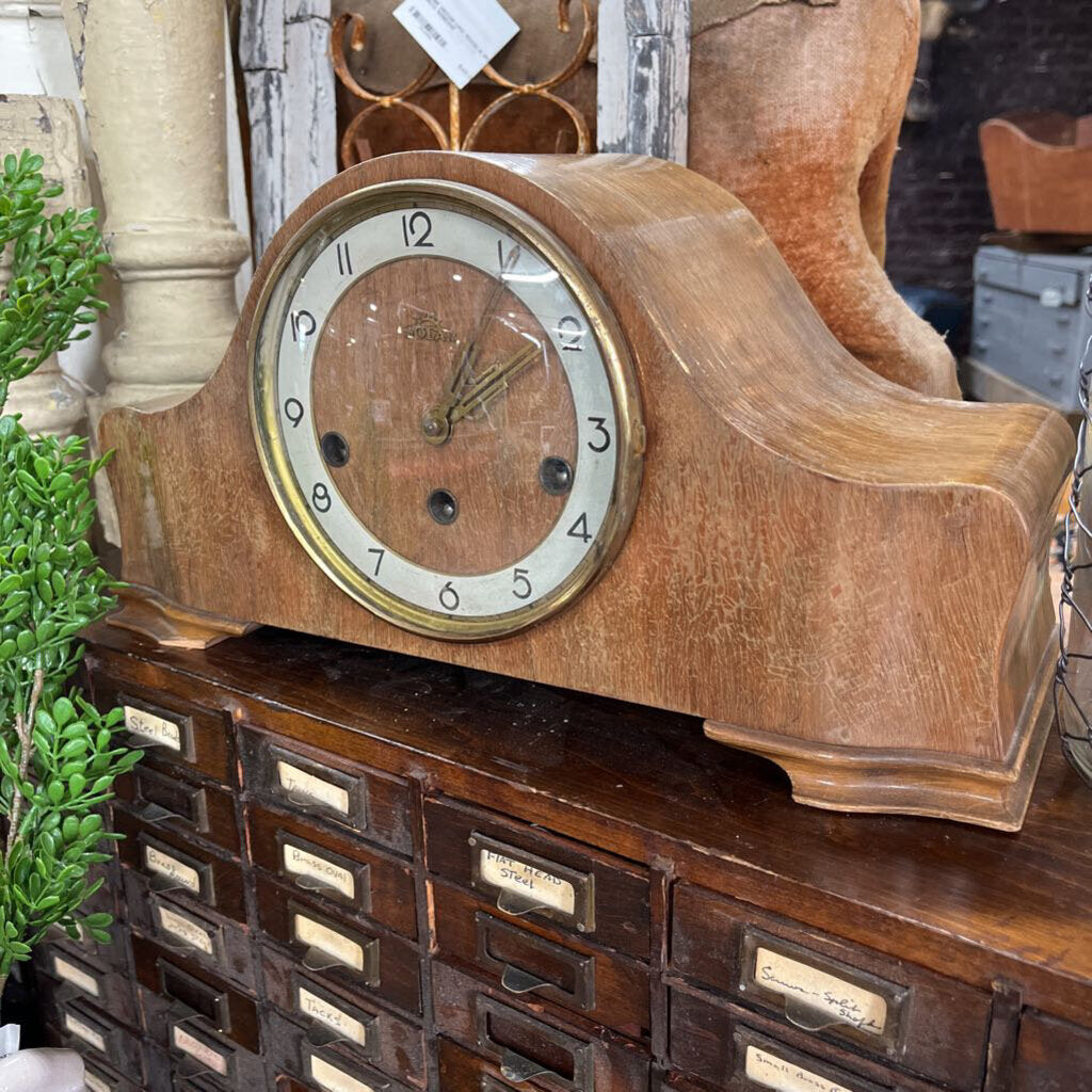 CIRCA 1940'S FRANZ HERMLE GERMAN MANTEL CLOCK