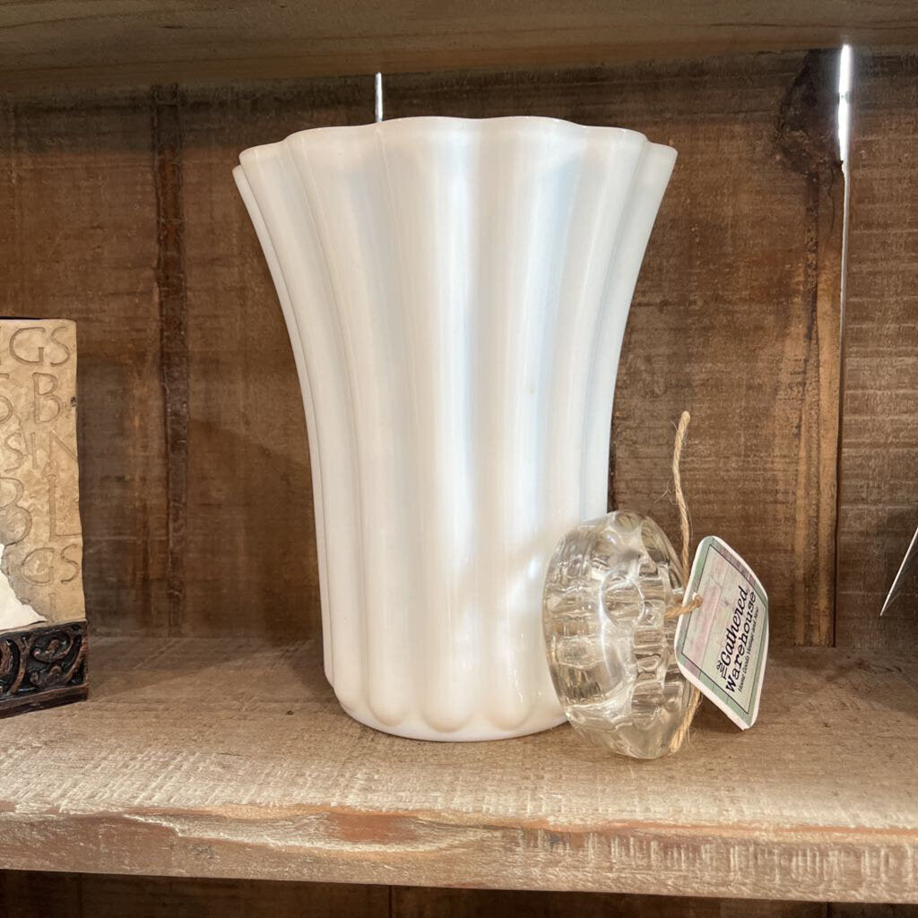 Milk Glass Vase